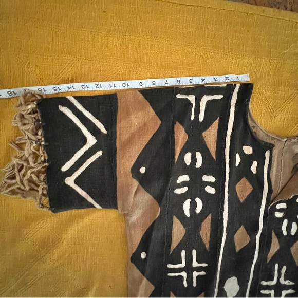 Vintage African Traditional Dashiki Long One Piece All Over Piece Length 42in - Picture 4 of 5